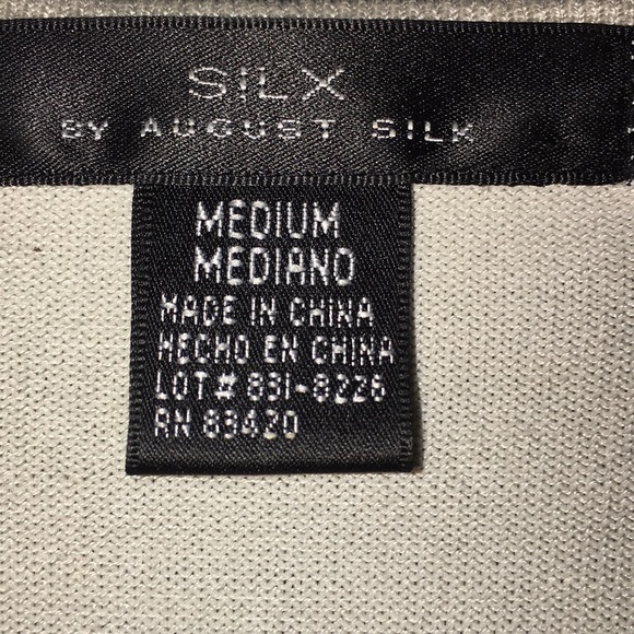 August Silk Light Grey Embellished Sweater - Picture 4 of 4